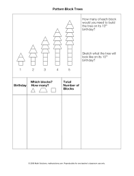 Here S A Math Solutions Lesson On Growing Patterns Math Patterns Math Assessment Math Journal Prompts
