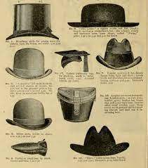 Victorian Men S Hats Top Hats Bowlers Western Hats Victorian Mens Fashion Hats For Men Victorian Man
