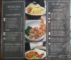 It's not common to see restaurants dedicated to serving only tonkatsu so it's quite a niche thing. Menu At Publika Eat And Coffee Jakarta Jalan Jakarta Garden City Blok B2 Cakung Timur Cakung Rt 11 Rw 8 11