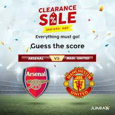 To be in with a chance of winning, simply answer the question below. Jumia Nigeria On Twitter Arsenal Vs Manchester United Correctly Predict The Final Score Of This Match And Stand The Chance Of Winning A 2 000 Voucher Https T Co Bbkpymyzng Follow And Rt To Qualify Winners