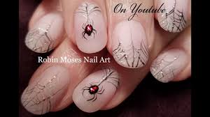 Agree, such solutions look very original, spectacular and impressive. Halloween Nails Diy Spiderweb 3d Spiders Nail Art Design Tutorial Youtube