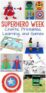 I am a hero stick an acetate sheet on a large mirror for each child. Superhero Week Crafts Activities And Learning Activities Frugal Fun For Boys And Girls