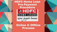 HDFC Home Loan Prepayment Procedure | Online & Offline Process ...