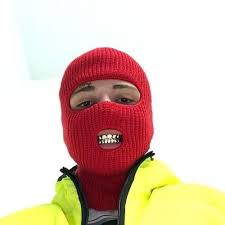 Will glow and shine when the light hits it. Blue Ski Mask Aesthetic Girl Wallpaper Novocom Top