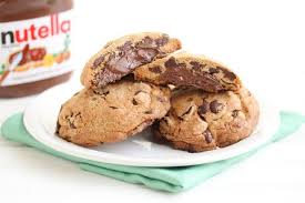 Nutella Stuffed Chocolate Chip Cookies Recipe Nutella Recipes Chocolate Chip Cookies Nutella Chocolate Chip Cookies