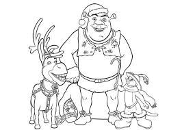 A christmas nativity coloring scene cartoon, with baby jesus, ma. Cartoon Christmas Coloring Pages