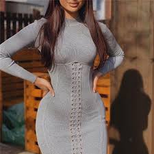 The most common 2020 fall dress material is polyester. 2020 New Arrivals Women Long Sleeve Bagndage Dresses Big Girls Sexy Party Dress Hot Selling Fashionable Dress Buy Fall Dresses For Women Long Sleeve Bodycon Dress 2020 New Arrivals Women Big Girls