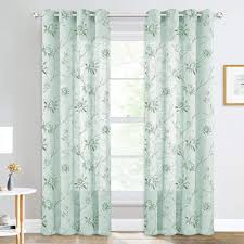 Buy top selling products like brookstone® saville kitchen window curtain tier pair and valance and allendale lined embroidered window valance. Kmsg 1 Panel Dining Room Rod Pocket White Lace Sheer Curtains Valance 24 Inch Long Wave