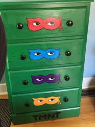Teenage Mutant Ninja Turtles Dresser Ninja Turtles Bedroom Decor Ninja Turtle Bedroom Turtle Bedroom