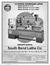 South Bend Sb1053 Owners Manual Pdf Download