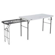 Lifetime 4 Foot Tailgate Table With Wire Pull Out Sam S Club Tailgate Table Metal Grill Camping Table