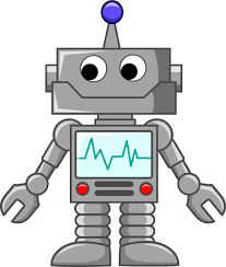 The misadventures of a futuristic family. File Cartoon Robot Svg Wikimedia Commons