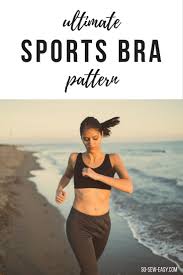 Ever wanted to sew your own underwear? Ultimate Sports Bra Pattern An Essential Piece In Your Workout Wardrobe So Sew Easy