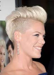 Short Hairstyles Lookbook Pink Wearing Fauxhawk 38 Of 56 Pink Sported A Funky Fauxhawk When She Attended Th Pink Haircut Pink Singer Hairstyles Hair Styles
