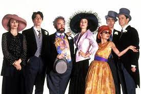 The Amazing Cast Of Four Weddings And A Funeral 1994 By Mike Newell From Left To Right Kristin Scott Thomas H Kristin Scott Thomas Richard Curtis Movies