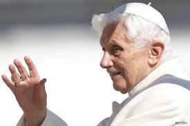 Pope Benedict XVI leaves Vatican City before abdication