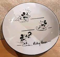 Some people put off replacing their dining room table or bedroom set because they're worried about the cost. Plate Small Model Mickey Bd Black Disneyland Paris Ebay
