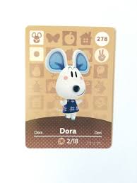 Animal Crossing Amiibo Card Dora 278 Mercari Animal Crossing Animal Crossing Amiibo Cards Animal Crossing Characters