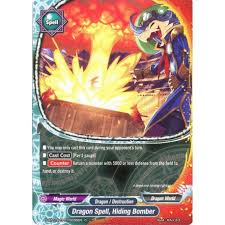 You will receive it in the most direct way. S Bt01a Cp01 0036en C Dragon Spell Hiding Bomber Buddy Lineage Buddyfight