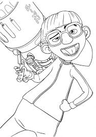 Lucy wilde, partner of gru. Printable Despicable Me Coloring Pages Coloringme Com