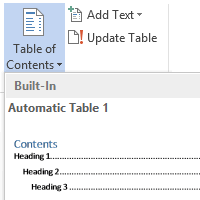 How To Create A Table Of Contents In Microsoft Word Words Teacher Tech Classroom Technology