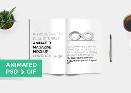 Animated Magazine Mockup Mockupworld Magazine Mockup Mockup Animation