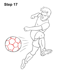How To Draw A Soccer Player Video Step By Step Pictures Signup for free weekly drawing tutorials.