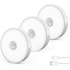 Amazon Com Bason Puck Lights Motion Sensor Closet Light Usb Rechargeable Cabinet Lights Le In 2020 Motion Sensor Closet Light Puck Lights Led Under Cabinet Lighting
