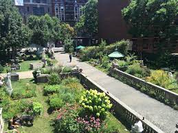 This Nolita Community Garden Occupies A Beautiful Plot On Elizabeth Street Verdant And Peaceful It S A Treasure Elizabeth Street Community Gardening Backyard