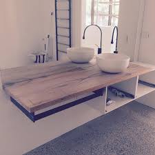 Black Bathroom Vanity With Timber Top Solid Timber Vanities Bringing Warmth To Your Bathroom Timber Vanity Bathroom Top Laundry In Bathroom