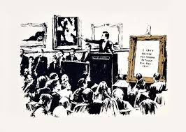 Make an offer or enquire about owning an original banksy. Morons Hexagon Gallery