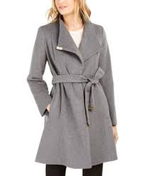 Shop the official michael kors usa online shop for jet set luxury: Buy Michael Michael Kors Asymmetrical Belted Coat Up To 64 Off