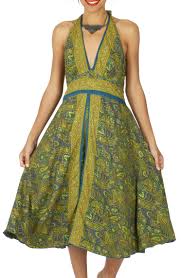 Nombreux styles de robe cérémonie offerts pour soirée ou cocktail de mariage. Robe A Dos Nu Femme Ete Pour Mariage Imprime Chic Plume