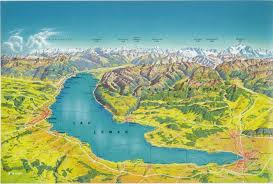 Außerdem ist dieses gebiet durch. Panoramic Map Lake Map Lake Geneva