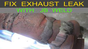 Exhaust Muffler Leak Quick And Easy Hole Fix If You Dont Have A Lot Of Money You Can Always Use Jb Weld To Fix Your Muffler About Me Blog Leaks Exhausted
