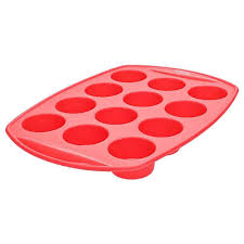 The global leader in commercial bakeware american pan sets the standard. Scullery Kolori Silicone 12 Cup Muffin Tray Red Myhouse