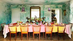 Shapes of dining room table sets 17 Boldly Beautiful Dining Room Ideas From The Pages Of Ad Architectural Digest