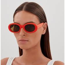 NICHOLAS bright orange bandage halter dress ,0, N