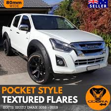 16.98 lakh to 24.49 lakh in india. Pocket Style Fender Flares Fits Isuzu D Max Dmax 2016 2019 Black Textured Jungle