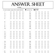 120 Question Answer Sheet · Remark Software