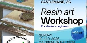 Resin art workshop for beginners!