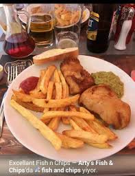 Gambar makanan fish and chips. Arty S Fish Chips Postingan Fethiye Menu Harga Ulasan Restoran Facebook
