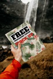 This free mockup generator supports jpeg, png, and psd when it comes to uploading screenshots. Travel Magazine Free Cover Mockup In Hand Free Mockup