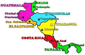 Mapa Con Los Paises Y Capitales De America Central America Paises Y Capitales America Central Mapa De Centroamerica