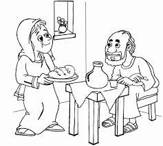 Elijah prays for rain coloring page from prophet elijah category. Elijah And The Widow Coloring Page Fresh 82 Best Images About Elijah On Pinterest Elijah And The Widow Elijah Bible Bible Coloring