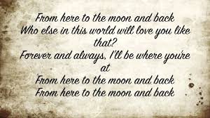 I Love You To The Moon And Back Lyrics From Here To The Moon And Back Lyrics Video Dolly Parton Love Songs Dolly Parton Lyrics