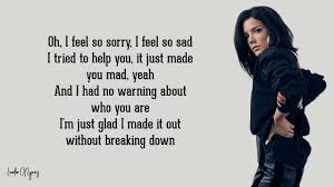 & halsey you should be sad. Halsey You Should Be Sad Lyrics Youtube