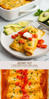 Instant Pot Chicken Enchilada Enchilada Made Easy Joyous Apron Recipe In 2020 Yummy Chicken Recipes Chicken Enchiladas Delicious Dinner Recipes