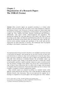 The goal of the introduction in an imrad* report is to give the reader an overview of the literature in the field, show the motivation for your. Pdf Organization Of A Research Paper The Imrad Format Lawrence Icasiano Academia Edu