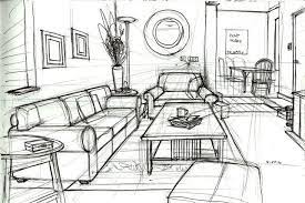 In this tutorial, we learn how to draw an interior perspective of a room. One Point Perspective Living Room Drawing Novocom Top